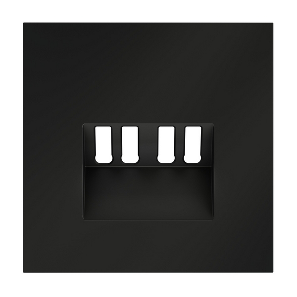 Изображение товара Накладка для розетки акустической Voltum S70 VLS001508 черный матовый