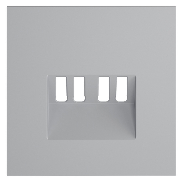 Изображение товара Накладка для розетки акустической 4-местной (серый) Voltum S70 VLS001516