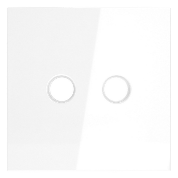 Изображение товара Накладка для розетки телевизионной TV+SAT Voltum S70 VLS001601 белая глянцевая