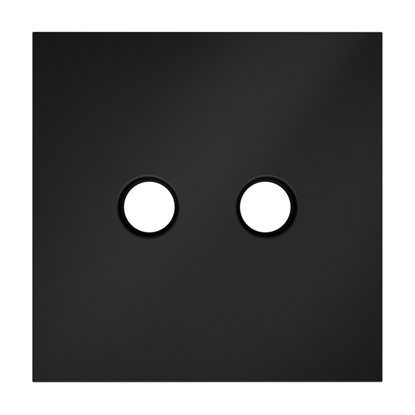 Изображение товара Накладка для розетки TV+SAT Voltum S70 VLS001608 черный матовый