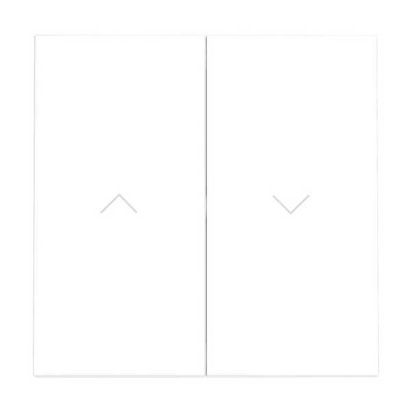 

Клавиши для выключателя/переключателя двухклавишного (хлопок) Voltum S70 VLS002502, Белый, S70 VLS002502