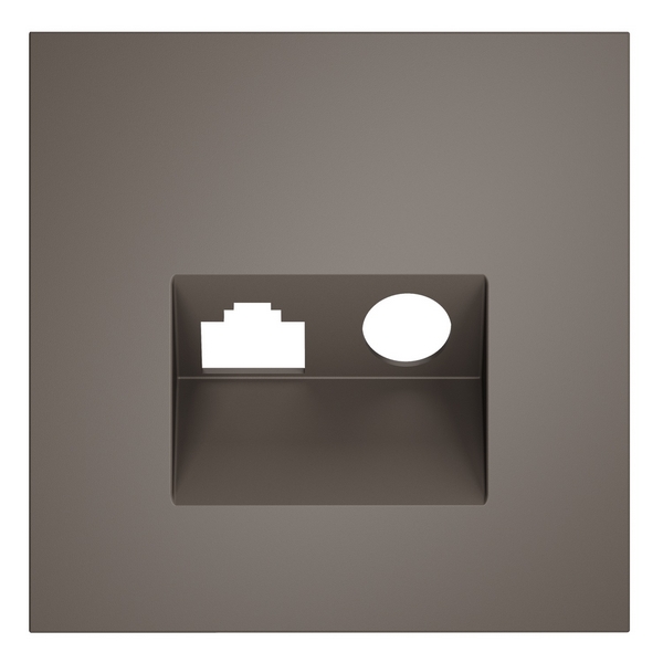 

Накладка для розетки TV+RJ45 кат. 6 (капучино) Voltum S70 VLS002714, S70 VLS002714