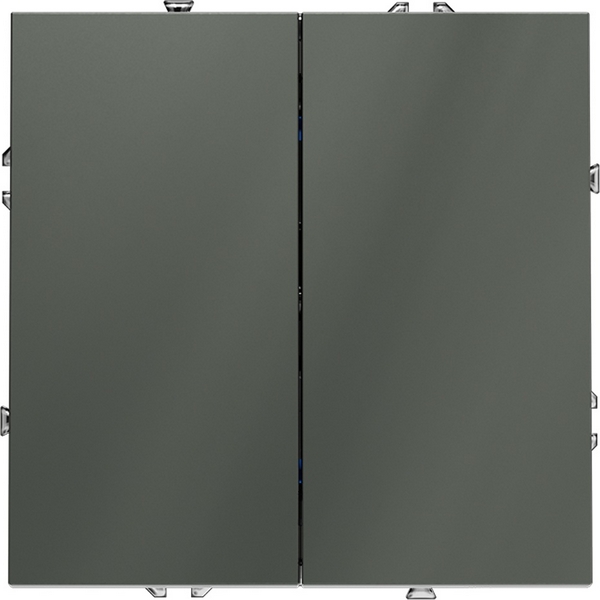 

Выключатель двухклавишный (титан) Voltum S70 VLS020106, Серый, S70 VLS020106
