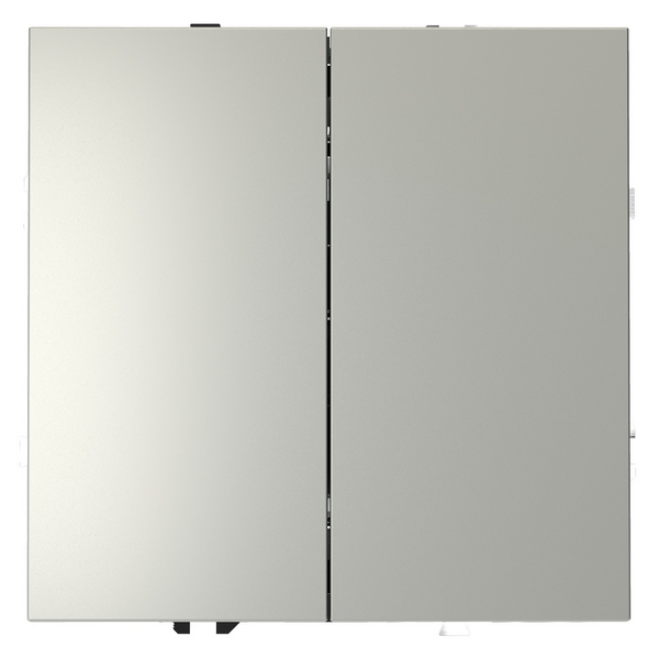 

Перекрестный переключатель встраиваемый IP30 Voltum S70 VLS020505 двухклавишный 10А, (сталь), S70 VLS020505