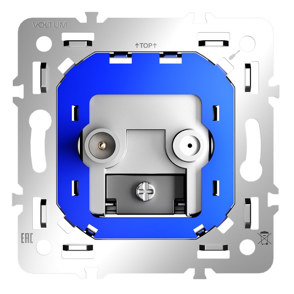 Изображение товара Розетка телевизионная оконечная TV+SAT Voltum S70 VLS0604M