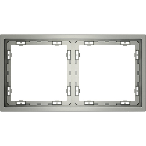 

Рамка на 2 поста (сталь) Voltum S70 VLS100205, Серый, S70 VLS100205