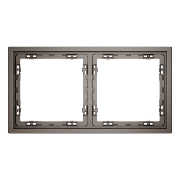 

Рамка пластиковая на 2 пост (капучино) Voltum S70 VLS100214, S70 VLS100214