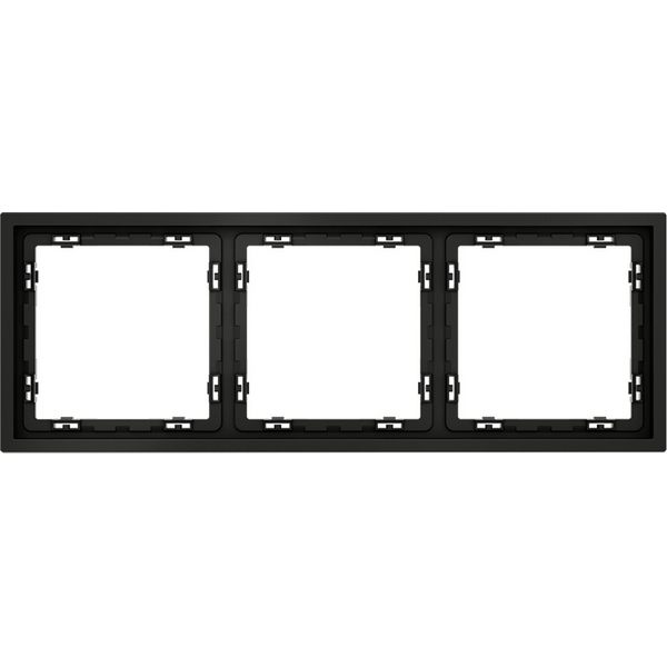 

Рамка на 3 поста (черный матовый) Voltum S70 VLS100308, S70 VLS100308