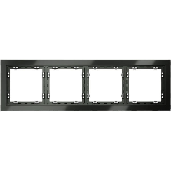 

Рамка на 4 поста (титан, стекло) Voltum S70 VLS110406, Серый, S70 VLS110406