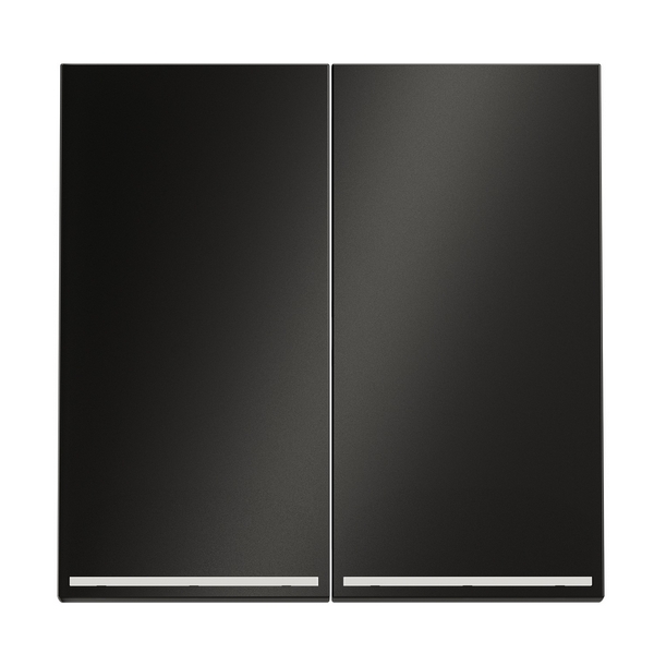 

Клавиши для выключателя/переключателя двухклавишного с подсветкой (антрацит) Voltum S70 Metal VLSM000412, S70 Metal VLSM000412