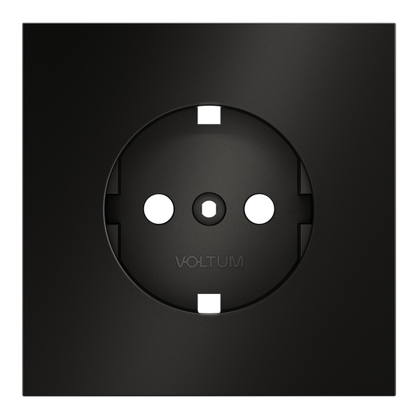 

Накладка для розетки с заземлением (антрацит) Voltum S70 Metal VLSM000612, S70 Metal VLSM000612