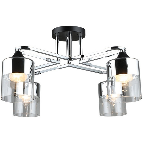 

Потолочная люстра Wedo Light Vizer WD3618/4C-BK-CR-CL, Хром, Vizer WD3618/4C-BK-CR-CL