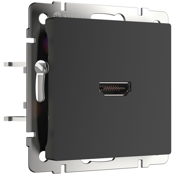 Розетка HDMI (черный матовый) (a039274) Werkel Встраиваемые механизмы черные WL08-60-11