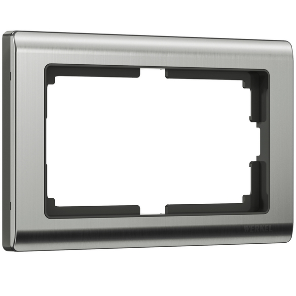 

Рамка для двойной розетки Metallic (глянцевый никель) Werkel W0081602 (a051003), Metallic W0081602