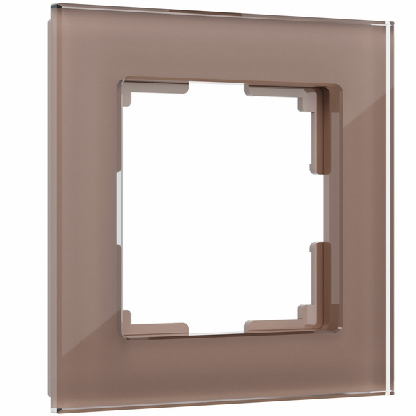 

Рамка на 1 пост Favorit (латте, стекло) Werkel W0011142 (a058818), Favorit латте W0011142