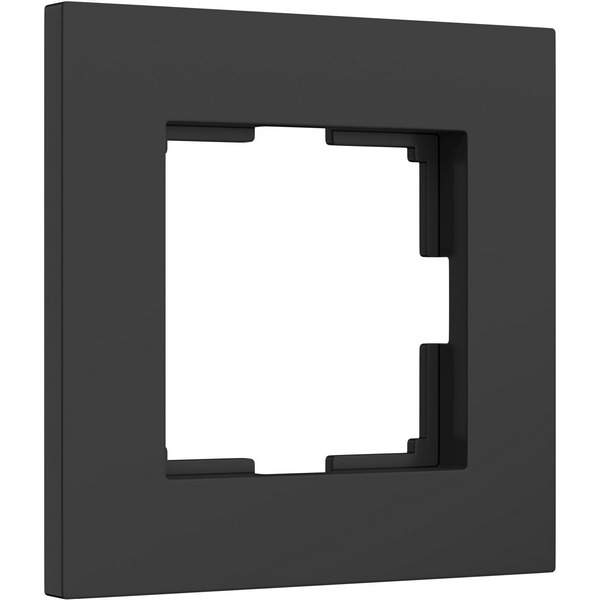 

Рамка на 1 пост (черный софт) Werkel W0012908 (a062799), Slab черный софт W0012908