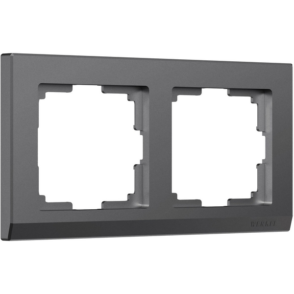 

Рамка на 2 поста (графит матовый) Werkel W0021864 (a063116), Графитовый, W0021864