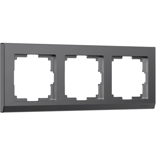 

Рамка на 3 поста (графит матовый) Werkel W0031864 (a063117), Графитовый, Stark графит матовый W0031864
