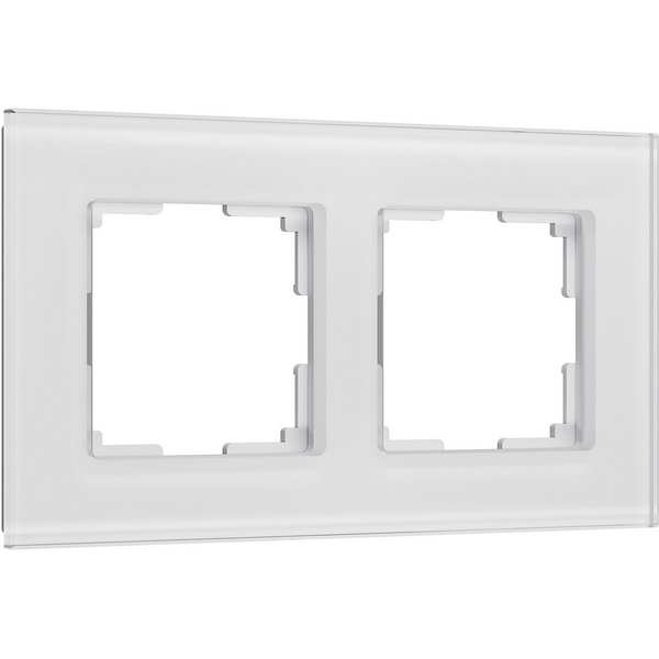

Рамка на 2 поста (белый, стекло soft-touch) Werkel W0023101 (a064565), Senso белый soft-touch W0023101