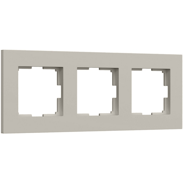 

Рамка на 3 поста Slab (дымчатый софт) Werkel W0032917 (a071626), Slab дымчатый софт W0032917