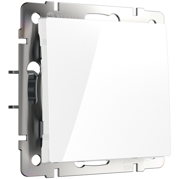 

Выключатель встраиваемый одноклавишный проходной (белый) Werkel W1112001 (a051111), Встраиваемые механизмы белые W1112001