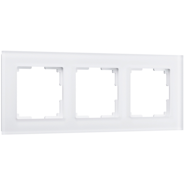 

Рамка на 3 поста Favorit (белый матовый,стекло) Werkel W0031105 (a051286), Favorit Белый матовый W0031105