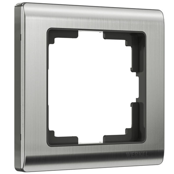 

Рамка на 1 пост Metallic (глянцевый никель) Werkel W0011602 (a051000), Metallic W0011602
