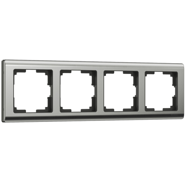 

Рамка на 4 поста Metallic (глянцевый никель) Werkel W0041602 (a051004), Metallic W0041602