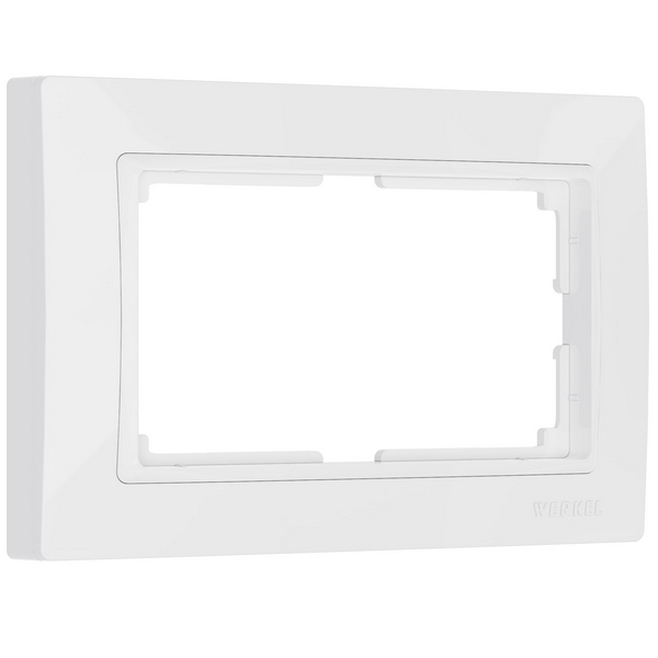 

Рамка для двойной розетки Snabb basic (белый) Werkel W0082001 (a051304), Snabb basic белый W0082001