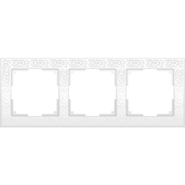 Рамка на 3 поста (белый) (a050802) Werkel Flock белый W0032301
