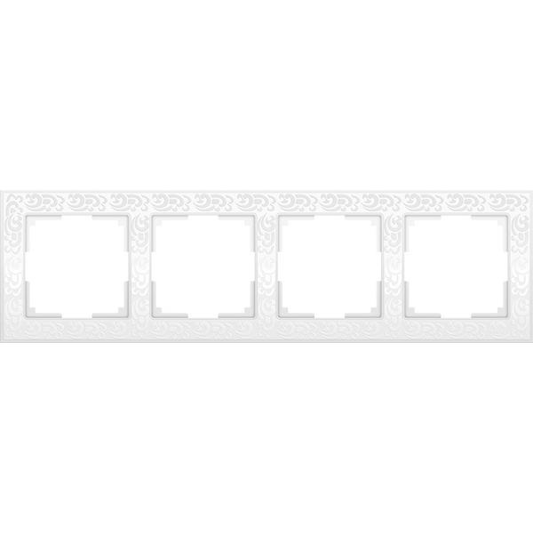 Рамка на 4 поста (белый) (a050800) Werkel Flock белый W0042301
