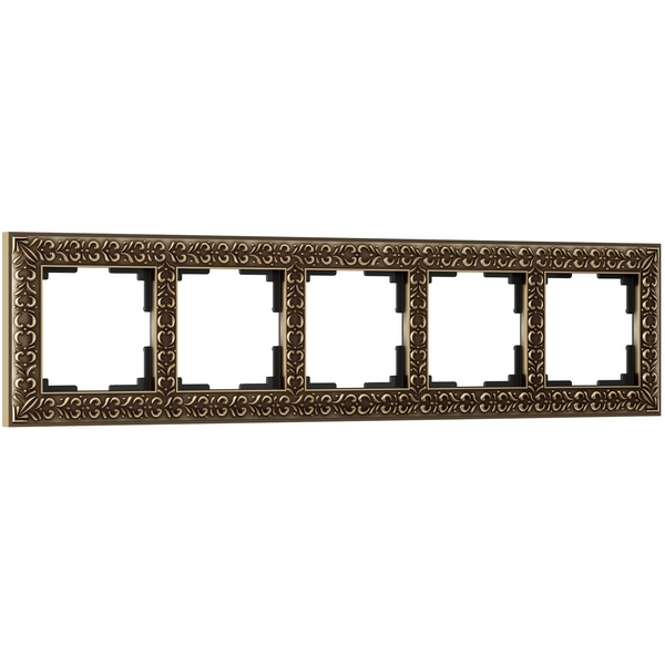 

Рамка на 5 постов (бронза) (a050940) Werkel Antik бронза W0051512, Antik бронза W0051512