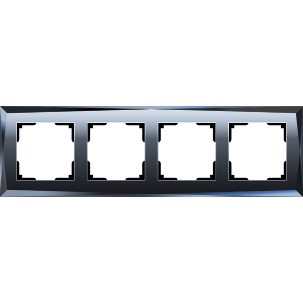 

Рамка на 4 поста Diamant (черный) Werkel W0041208 (a051445), Diamant черный W0041208