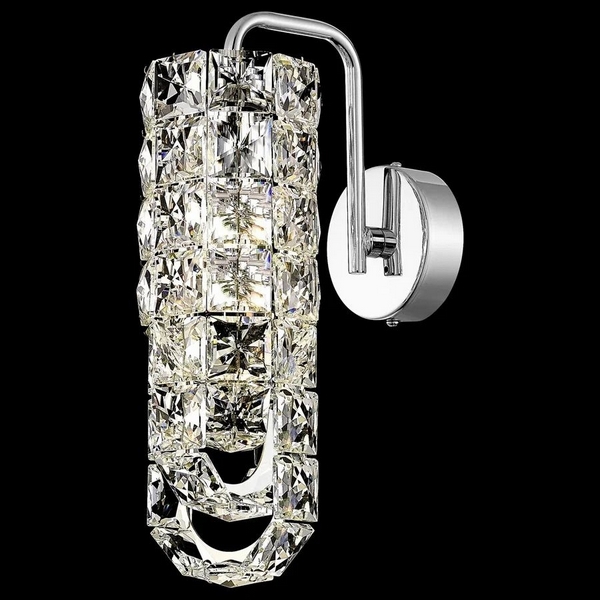 Изображение товара Бра Wertmark Cheryl WE101.01.101 современное настенное освещение из хрусталя