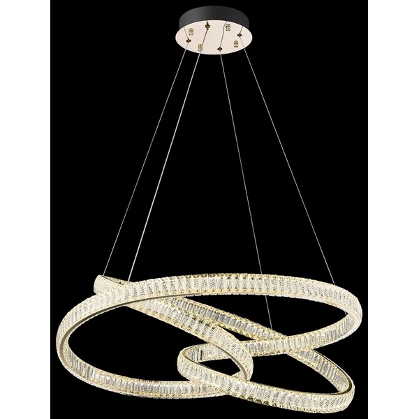 

Подвесной хрустальный светильник LED Wertmark Emilia WE459.03.303, Прозрачный, Emilia WE459.03.303