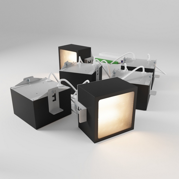 Изображение товара Светильник встраиваемый Wolta Галактика ДВО10-54-052-3К-Ч с БАП ЕМ3 микропризма