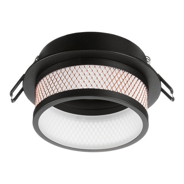 

Встраиваемый светильник под лампу GX53 черный/золотой Wolta Rete WDL-GX53/12BG, Rete WDL-GX53/12BG