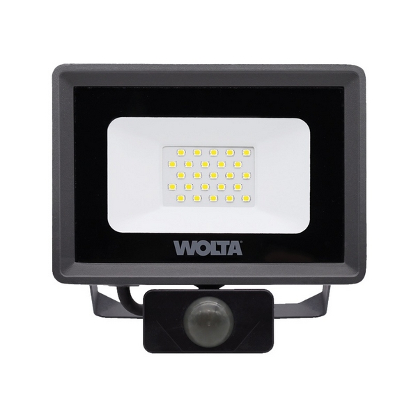 

Светодиодный прожектор 20Вт 5700K IP65 с датчиком Wolta WFL-20W/06S, Серый, WFL-20W/06S