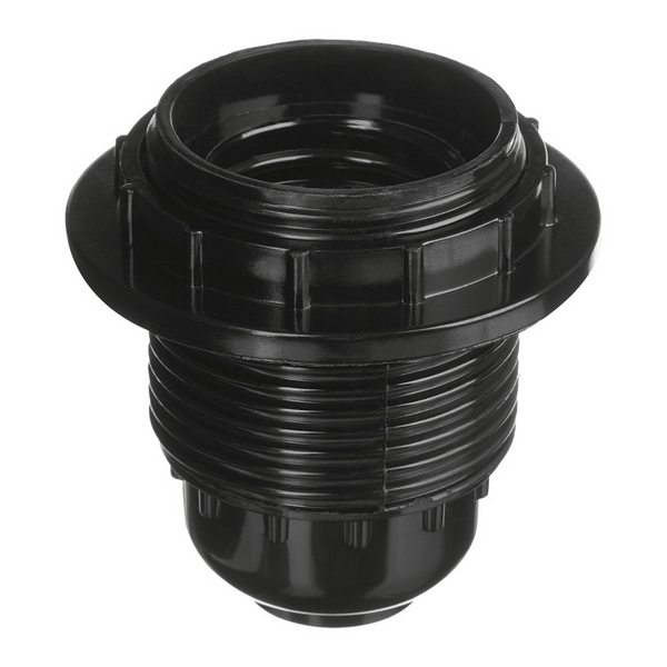 

Патрон Wolta WLH-013 E27 с кольцом, карболитовый, черный, Wlh WLH-013