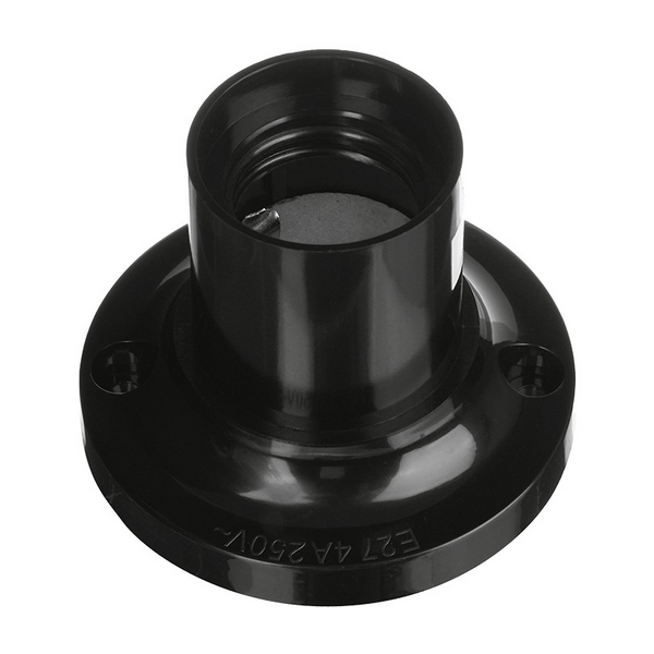 

Патрон Wolta WLH-015 E27 потолочный прямой, карболитовый, черный, Wlh WLH-015