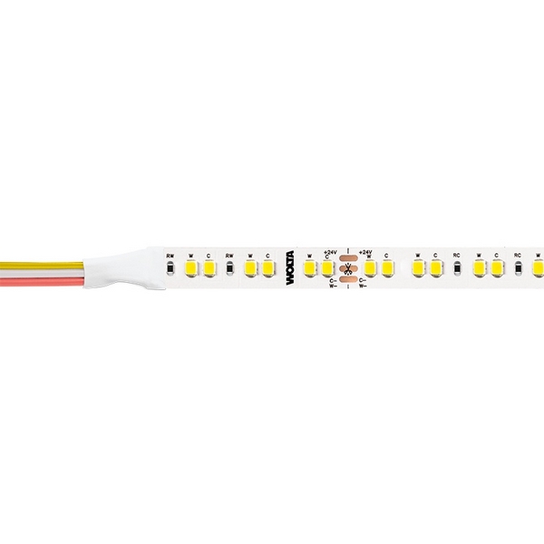 

Светодиодная лента Wolta WLS2835-14W/CCT/24S140-01 SMD2835 14Вт CCT 3000K-6500К 24В IP65 140 led/m, WLS2835-14W/CCT/24S140-01