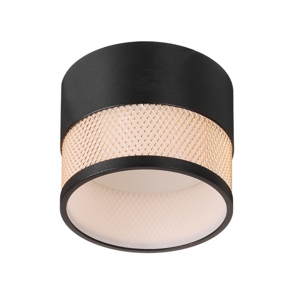 

Точечный светильник накладной Wolta WSL-GX53/12BG под лампу GX53 Черный / золотой RETE, Wsl-Gx53 WSL-GX53/12BG