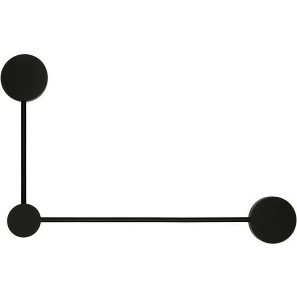 

Настенный светильник Wolta WSL-GX53/13-L под лампу GX53 Черный MOLECULE, Wsl-Gx53 WSL-GX53/13-L