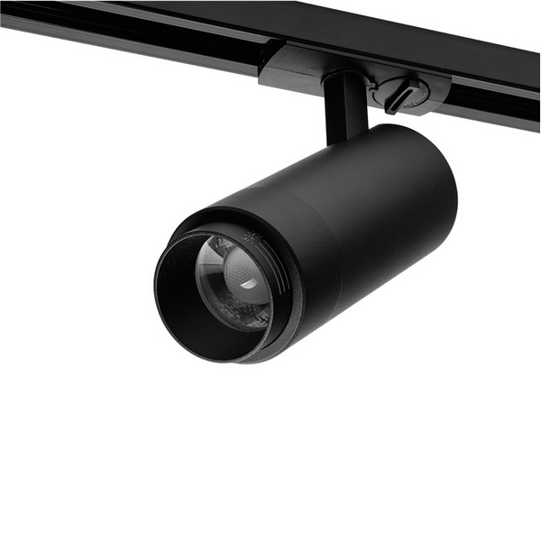 

Трековый светодиодный светильник однофазный Wolta WTL-15W/02B 220V 15Вт 4000К IP20 черный, WTL-15W/02B