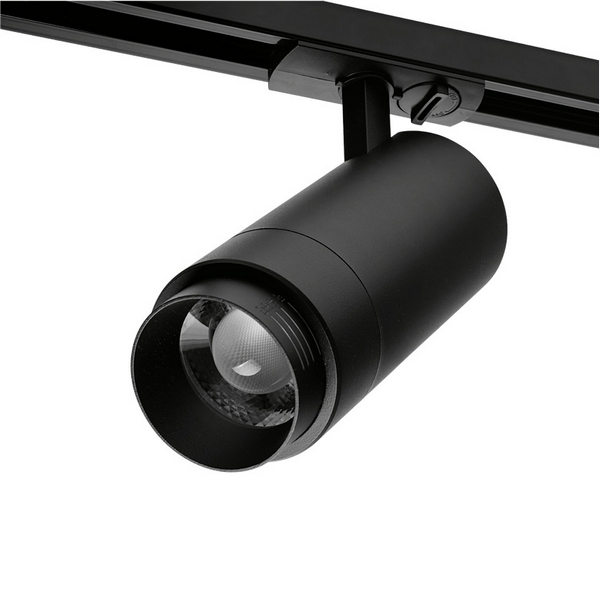 

Трековый светодиодный светильник однофазный Wolta WTL-25W/02B 220V 25Вт 4000К IP20 черный, WTL-25W/02B