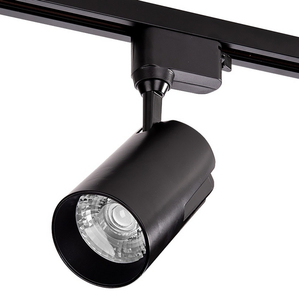 

Трековый светодиодный светильник однофазный Wolta WTL-35W/01B 220V 35Вт 4000К IP40 черный, WTL-35W/01B