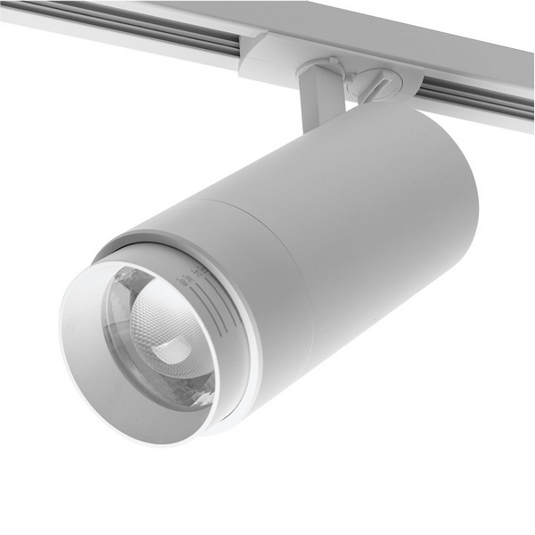 

Трековый светодиодный светильник однофазный Wolta WTL-35W/02W 220V 35Вт 4000К IP20 белый, WTL-35W/02W