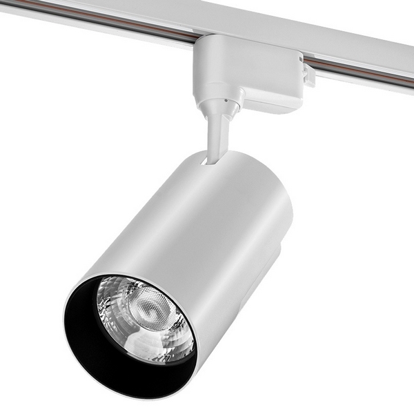 

Трековый светодиодный светильник однофазный Wolta WTL-50W/01W 220V 50Вт 4000К IP40 белый, WTL-50W/01W