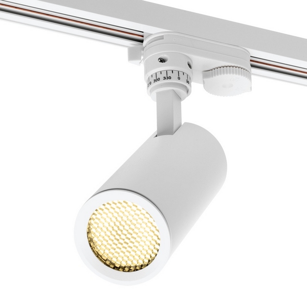 

Трековый светильник однофазный Wolta WTL-GU10/01W под лампу GU10 белый BASIC, Wtl-Gu10 WTL-GU10/01W