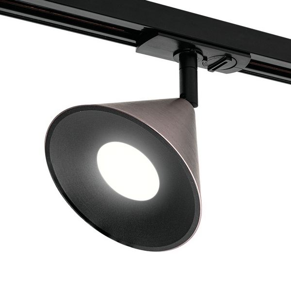 

Трековый светильник однофазный Wolta WTL-GU10/08CH под лампу GU10 Черный / Серый BELLO, Wtl-Gu10 WTL-GU10/08CH